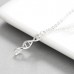 Wholesale Double Helix Structure 925 Sterling Silver DNA Necklace